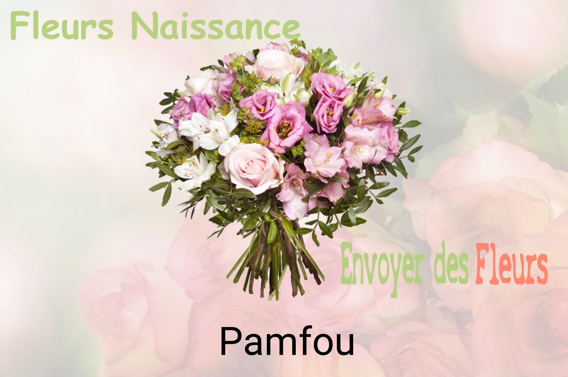 Bouquet de fleurs de naissance livré à Pamfou